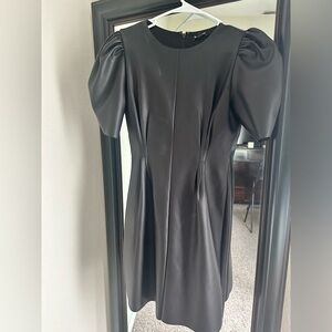 Black Leather Small Express Dress